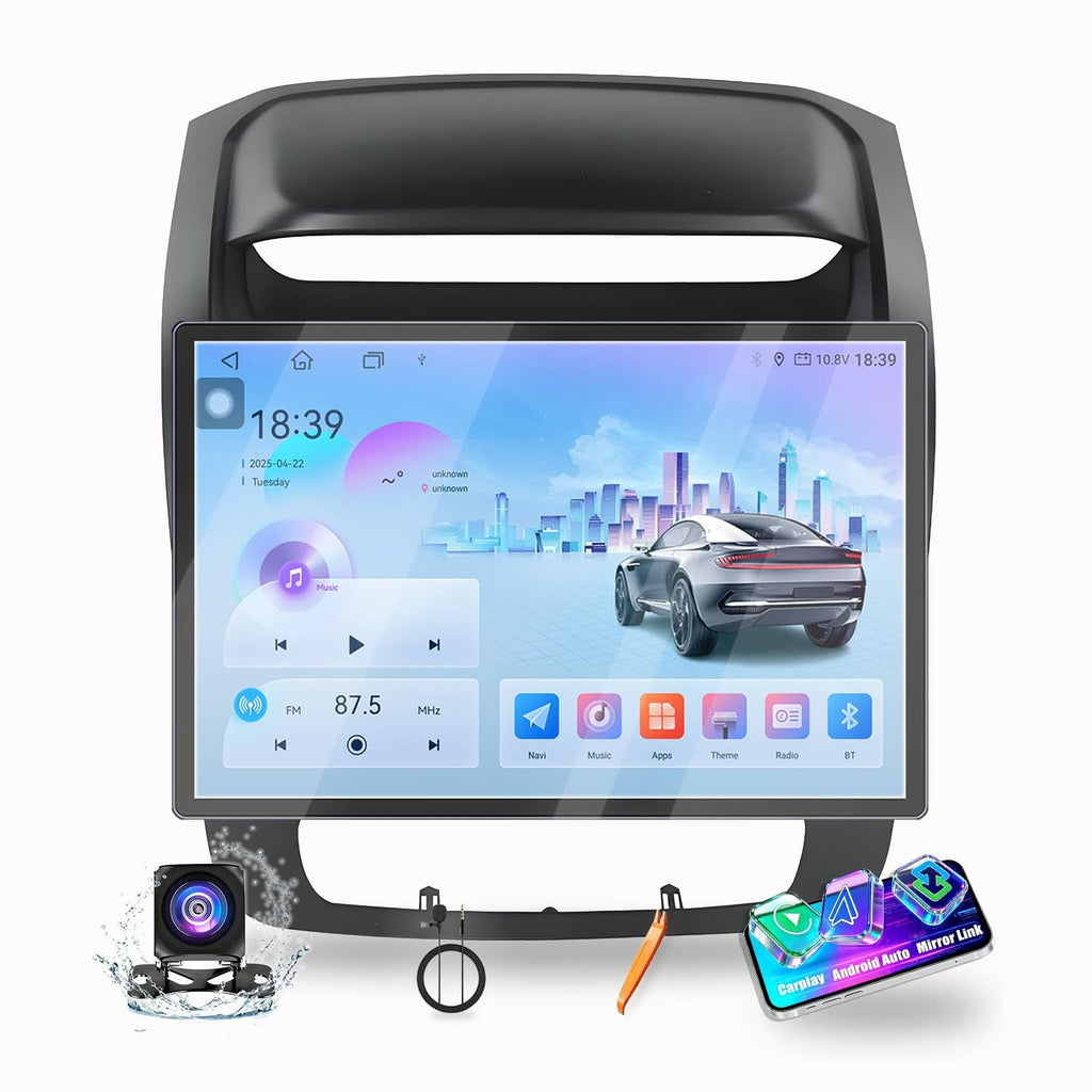 for Kia Sorento 2013-2015 Car CarPlay Android Auto Navigation Stereo GPS Radio Reverse Camera Display 13.1" QLED Touchscreen Headunit Tablet Pad Media Player, if Applicable Octa Core 8G+256G