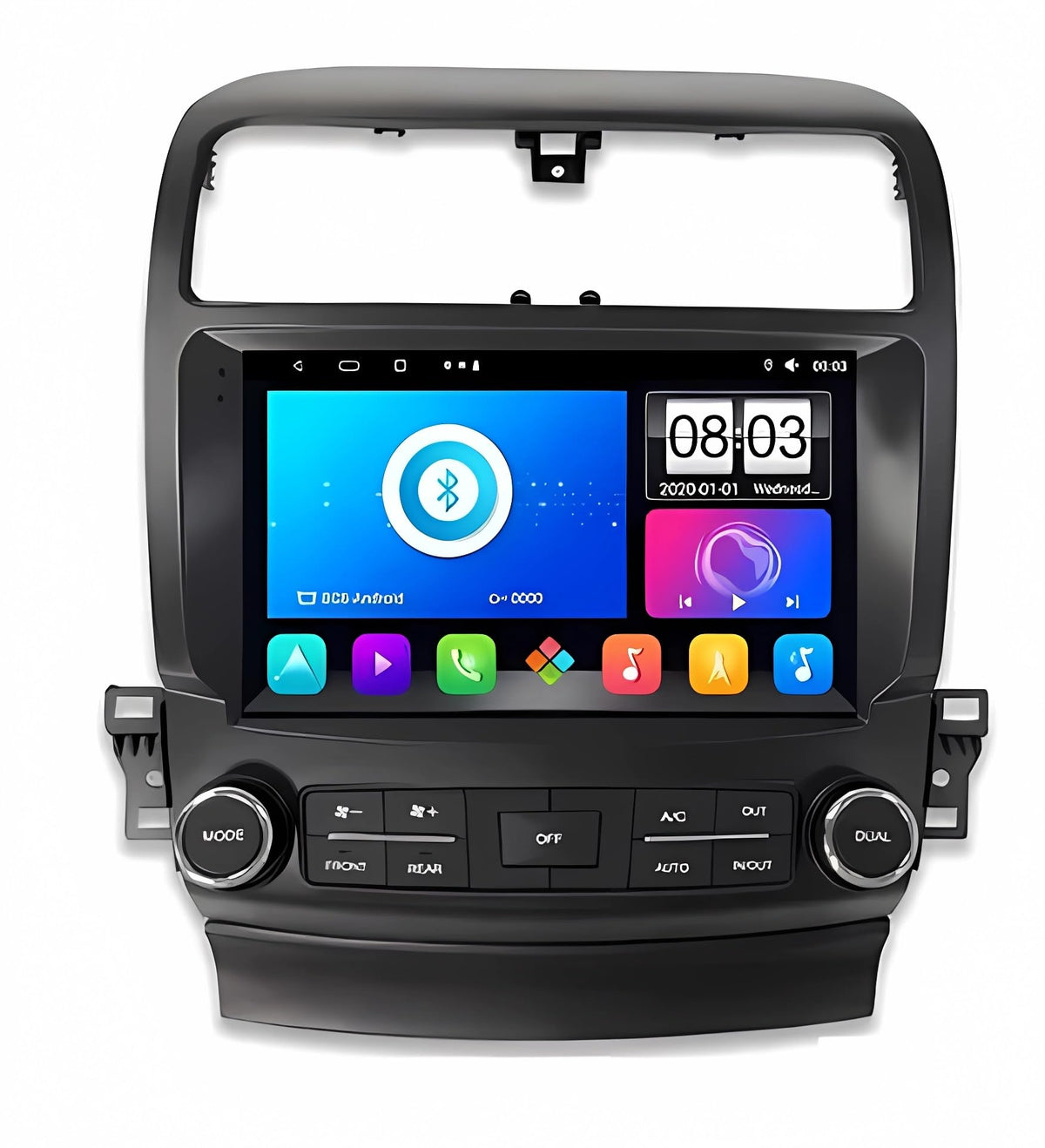 Rolax Android 13 10 inch Stereo Radio Carplay Car Multimedia Video Player GPS Navigation Compatible with Acura TSX 2004 2005 2006 2007 2008 Accord WiFi Bluetooth Wireless