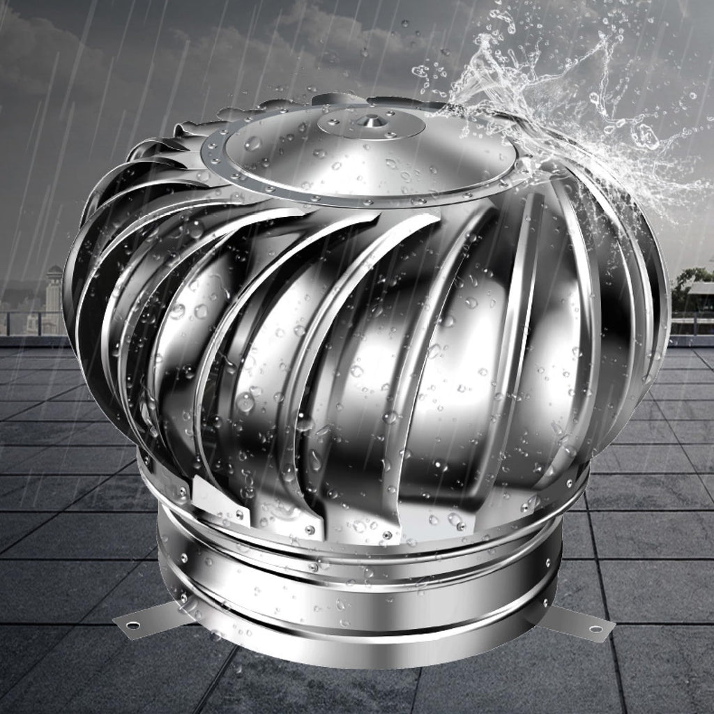 Roof Turbine Ventilator,4 6 8 10 12 16 20 30 Inchchimney Cowl,Wind Rotating Turbine Cap Vent Suitable for Ducts,Factories,Farms,Houses,Canopy Roof Ventilation Equipment,Silent Work