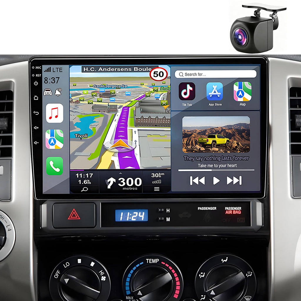 Car Radio for Toyota Tacoma 2005-2015: 8-Core 4GB+64GB Stereo Replacement