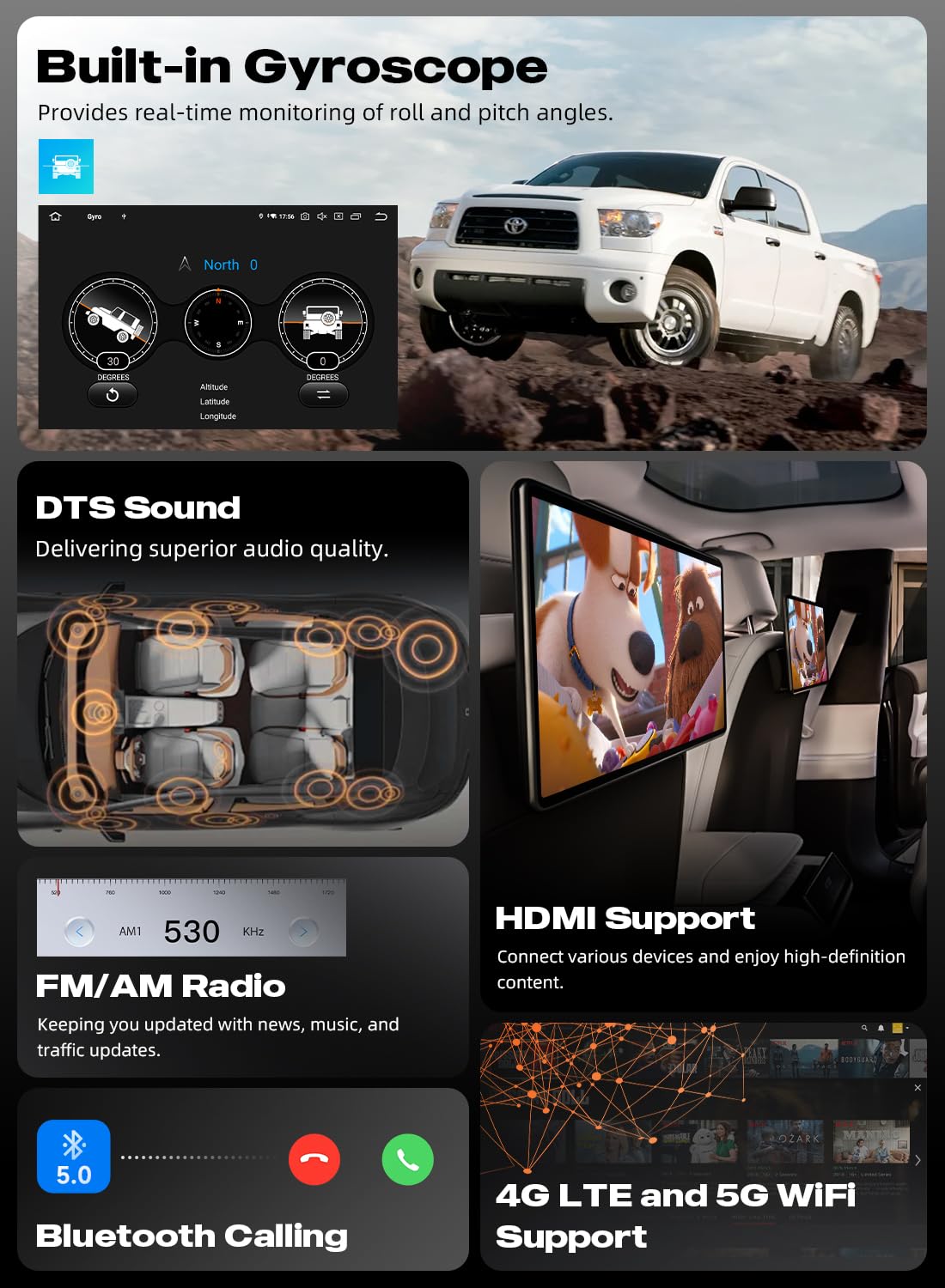 Dasaita Car Stereo for Honda HR-V 2013-2022 Wireless CarPlay