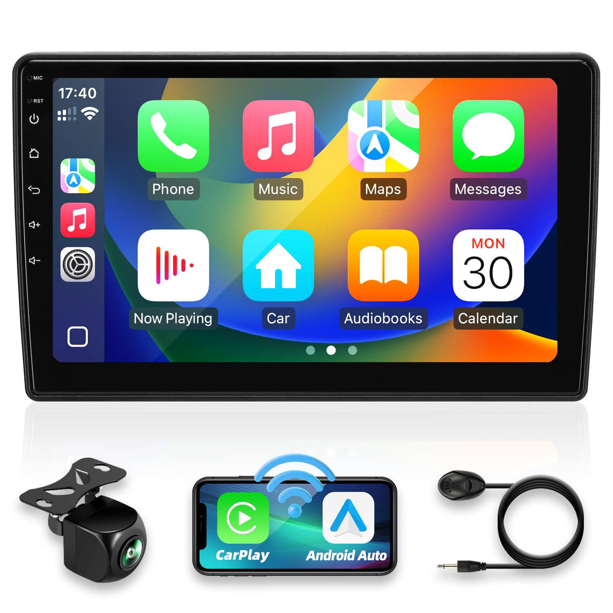 Radio Stereo Carplay Auto for Jeep Wrangler JK 2008-2017 RAM 2009-2012