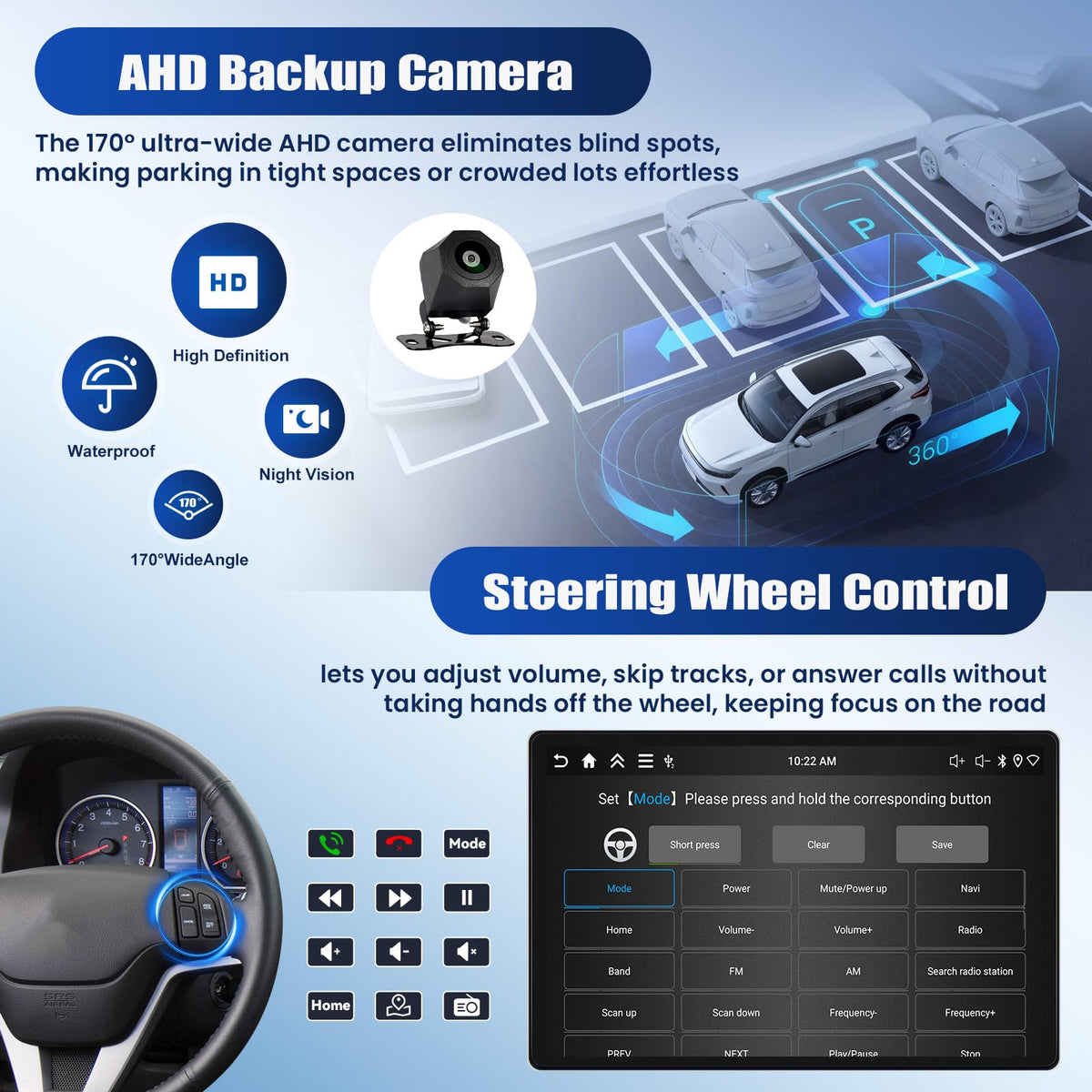 [4+64GB] 11.5 Inch Android 15 Car Stereo for Honda Civic 2012-2015