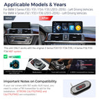 XTRONS 12.3 Inch Android 14 Car Stereo for BMW F30/F31/F32/F33/F34/F35/F36 2013-2016 NBT iDrive 4.0, IPS Touch Screen 4+64GB Global 4G Car Radio GPS Navigation Support Wireless Car Play Android Auto
