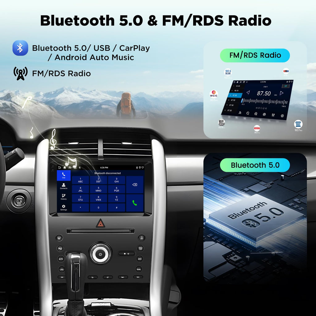 4G+64G Car Radio Stereo for Ford Edge 2011 2012 2013 2014 2015