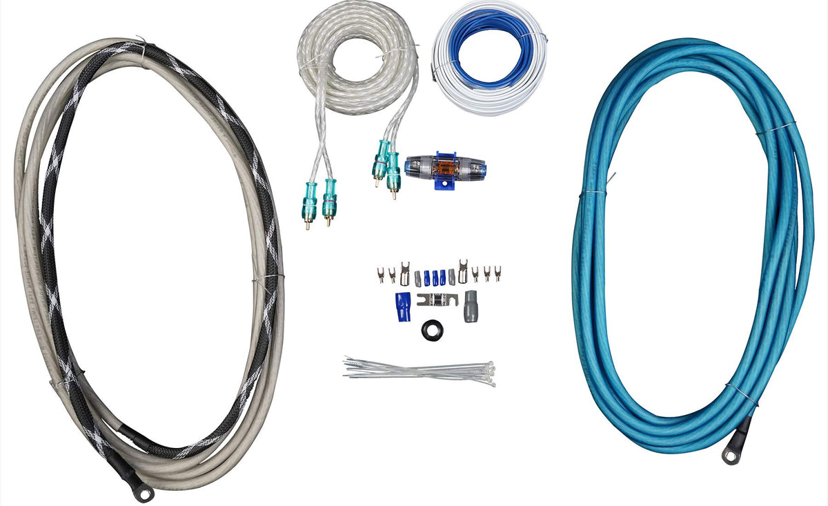 Rockville RXM-F3 1600W 4-Channel Marine Boat Amplifier with PA Mic+Amp Kit