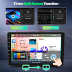 Car Radio Stereo for Ford F150 2009-2014 Android 13 9 Inch Screen Car in-Dash GPS Navigation RAM 2GB ROM 32GB Wireless Carplay WiFi Free Camera