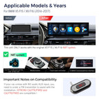 XTRONS 14.9 Inch Android 14 Car Stereo for BMW X5 F15 X6 F16 (2014-2017) with NBT System, 2K IPS Touch Screen 8+256 GB Global 4G LTE Car Radio GPS Navigation Support Wireless CarPlay Android Auto