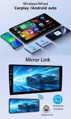 [6+128GB] Keconsing 9" Android 14 Autoradio for Ford Mustang Radio 2015 2016 2017 2018 2019 2020 Radio Stereo Carplay, Wireless Car Play GPS Auto Navi Screen Bluetooth Navigation Player