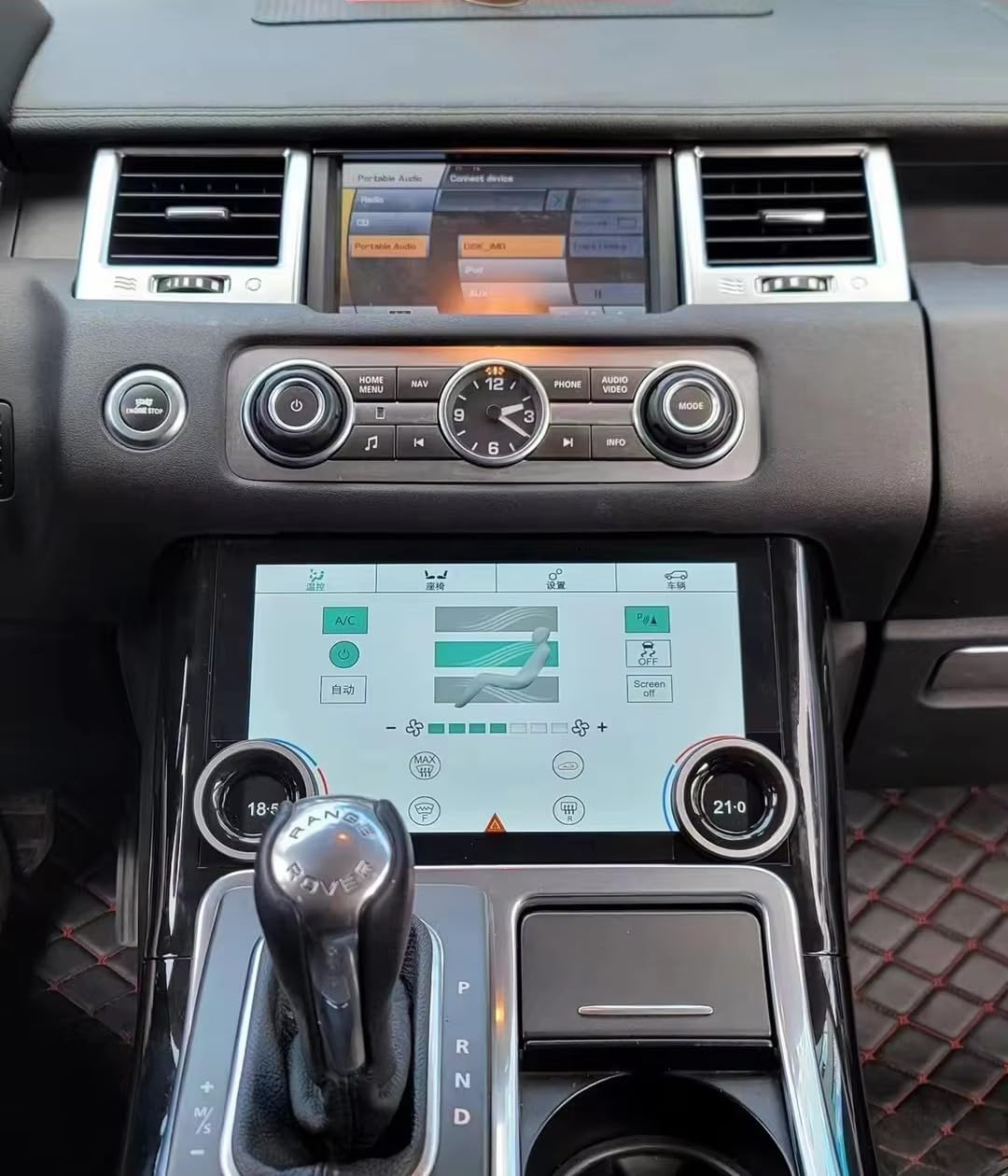 Android 13 Qualcomm Snapdragon 665 Car Radio for Land Rover Range Rover Sport L320 2009-2013 Multimedia Player GPS Navigation Wireless Carplay Touch Screen Stereo Replacement (for Bosch Host)