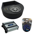 Kicker Comp C10 Spare Tire Subwoofer Amp Package HA-A400.1 Sub Box 10"