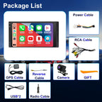 Upgrade Radio for Ford F150 1999-2003, F250/F350 1998-2004, Expedition 1999-2002, Explorer 1998-2001, 6.8 Inch Touch Screen Car Stereo Wireless Carplay Android Auto Bluetooth Backup Camera WiFi FM GPS