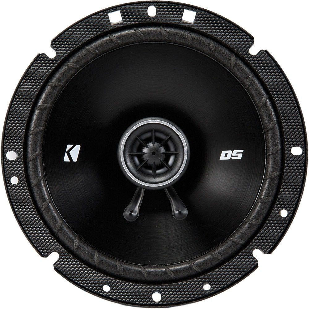 KICKER Dash and Overhead 6.75 Speakers Kit for Jeep Wrangler 2007-2017 Upgrade Kit - 2 Pairs of DS Series 6 3/4 Inch Coaxial Speakers with Adapters and Harnesses - DSC670, 43DSC6704