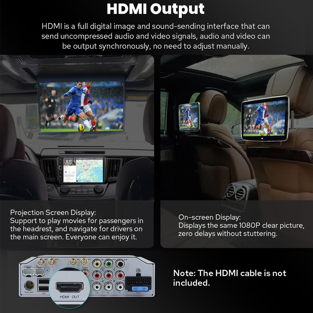 JOYING Car Radio for Toyota RAV4 2013-2018 Android 13 Head Unit 9 Inch Touch Screen Car Stereo with Carplay & Android Auto, GPS Navigation, Bluetooth, SWC, AM/FM Radio(JY-TT186N8)