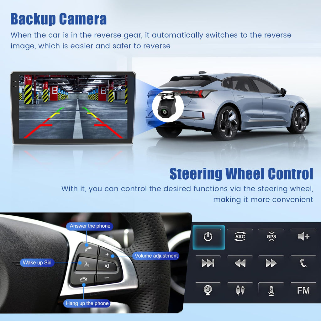 [4+128GB] Android Car Radio for Kia Rio 2011-2014 CarPlay Android Auto