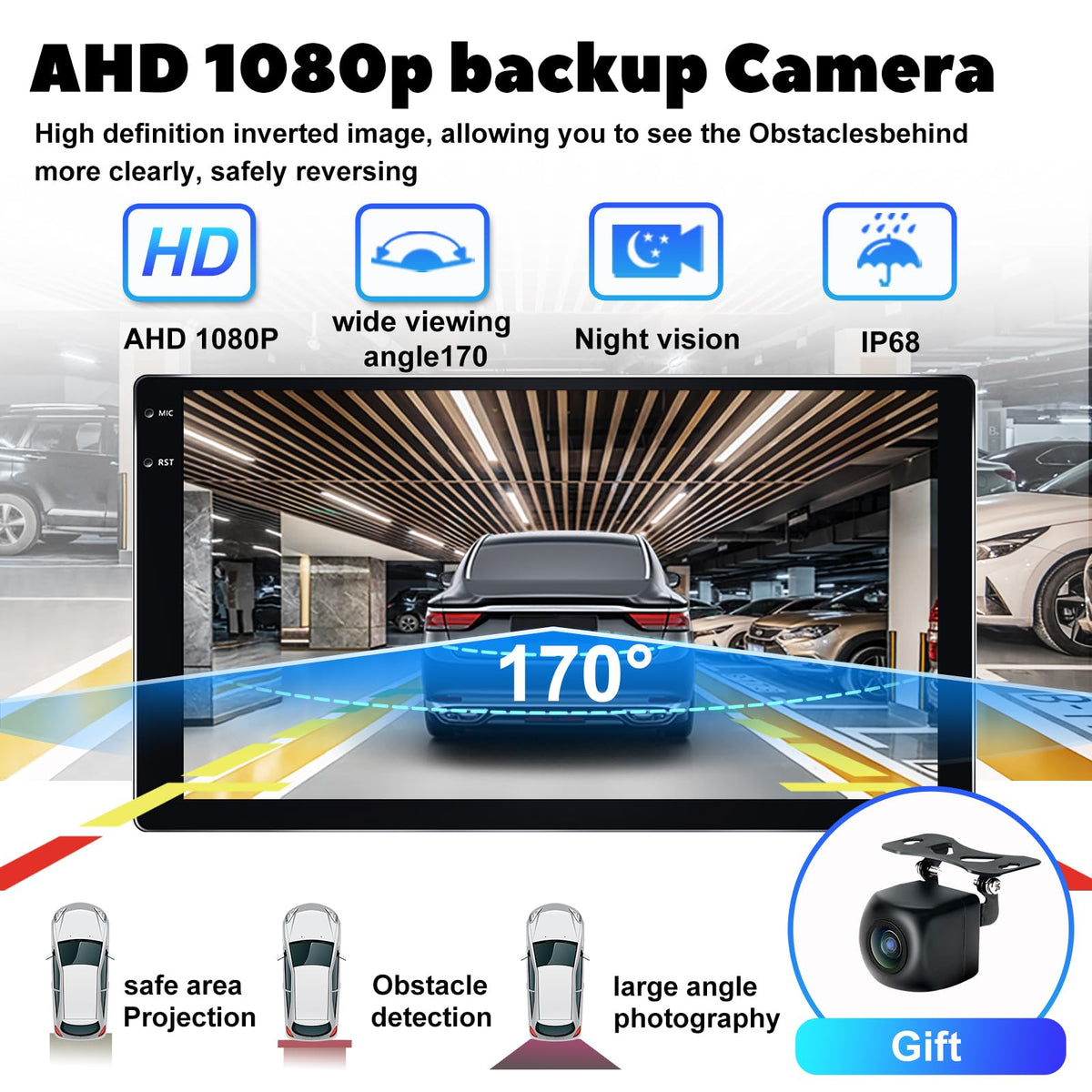 2+64GB 9 Inch Car Stereo for Toyota Corolla 2017-2018 CarPlay