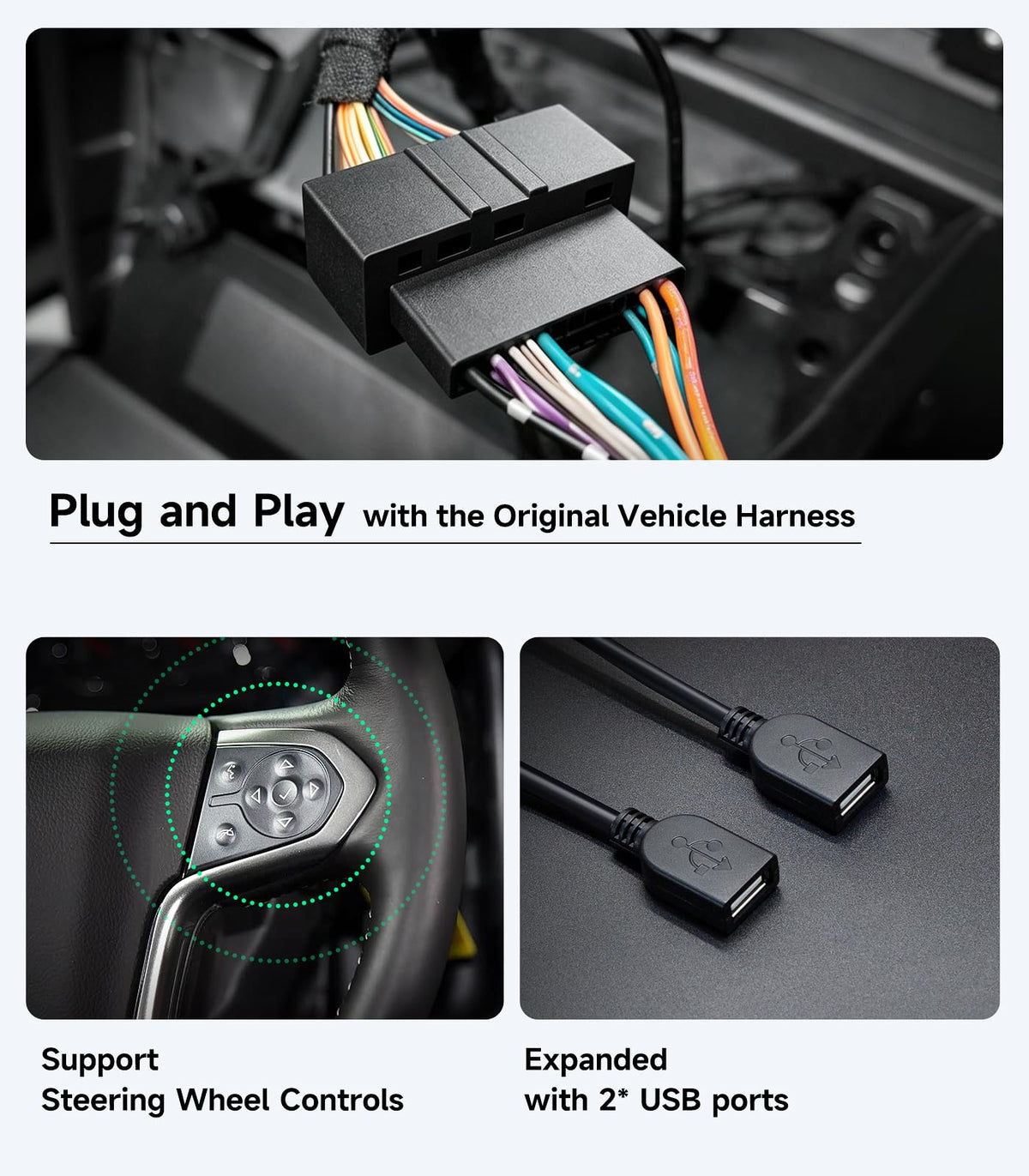 Car Radio for Chevy Silverado GMC Sierra 2014-2018, CarPlay Android Auto