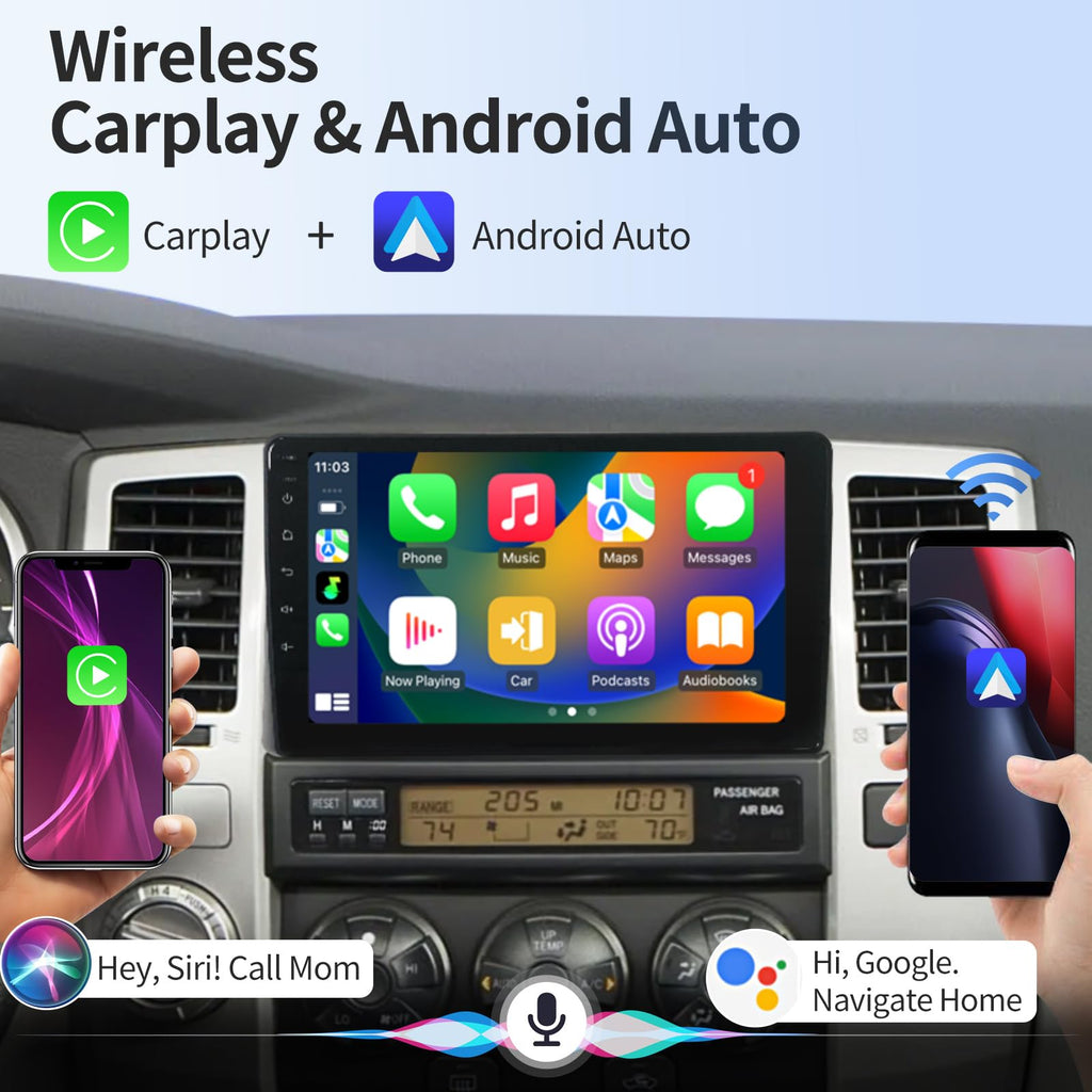 Car Radio for Toyota 4Runner 2003-2009 Stereo Carplay Android Auto