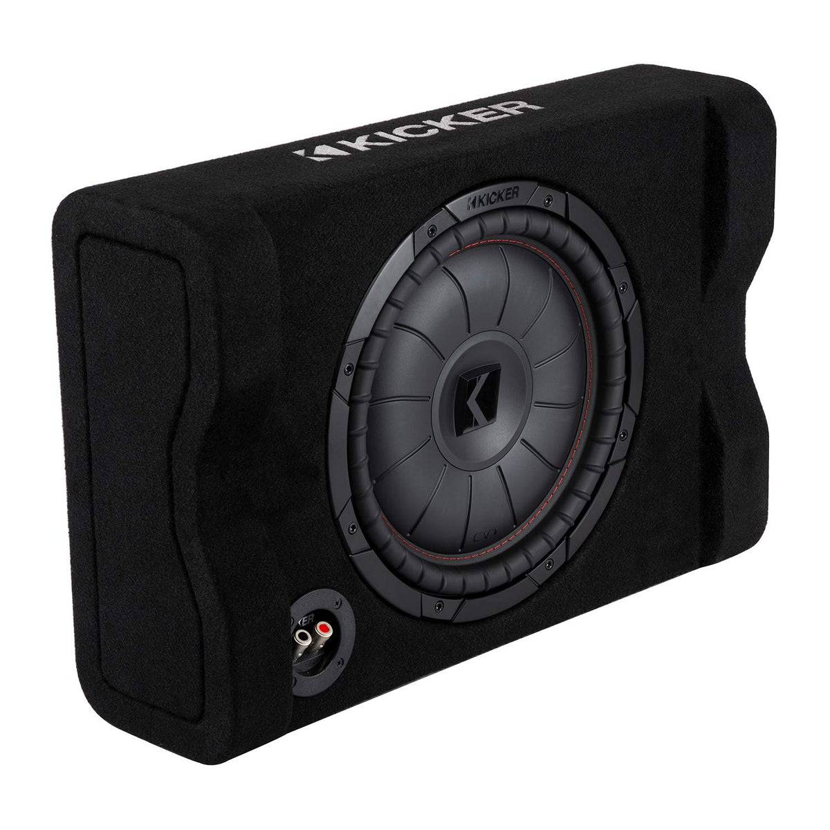 Kicker 48CVTDF122 CVTDF 12" Subwoofer in Down-Firing Sub Box 2 (Renewed)