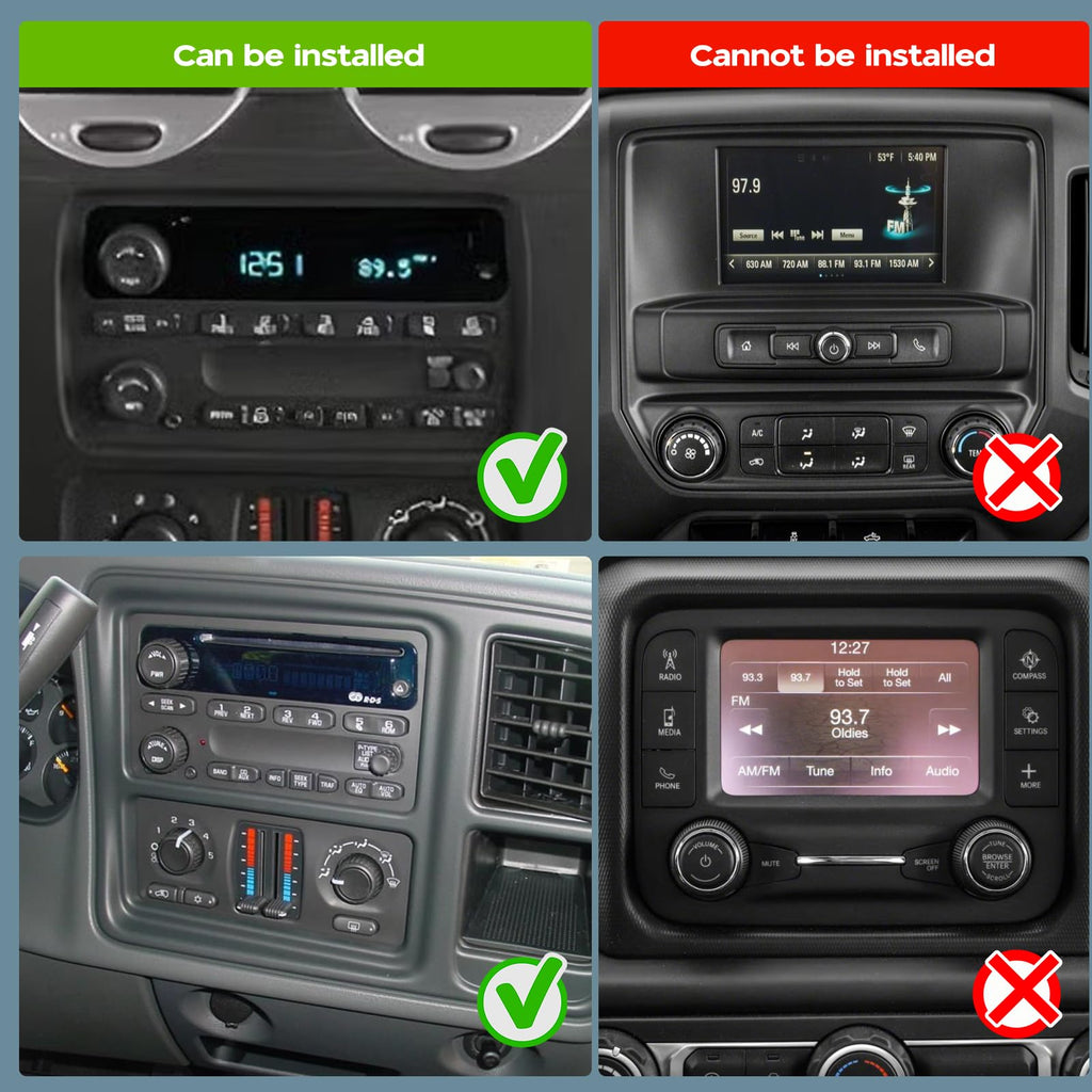 Double Din Car Stereo Upgrade Radio for 2002-2005 GMC Envoy 2006-2009