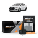 Start-X Remote Starter Kit + 2000ft 1 Way Range Extender for Chevy Cruze (2010, 2011, 2012, 2013, 2014, 2015, 2016, 2017, 2018, 2019) Vehicles with Key Ignition