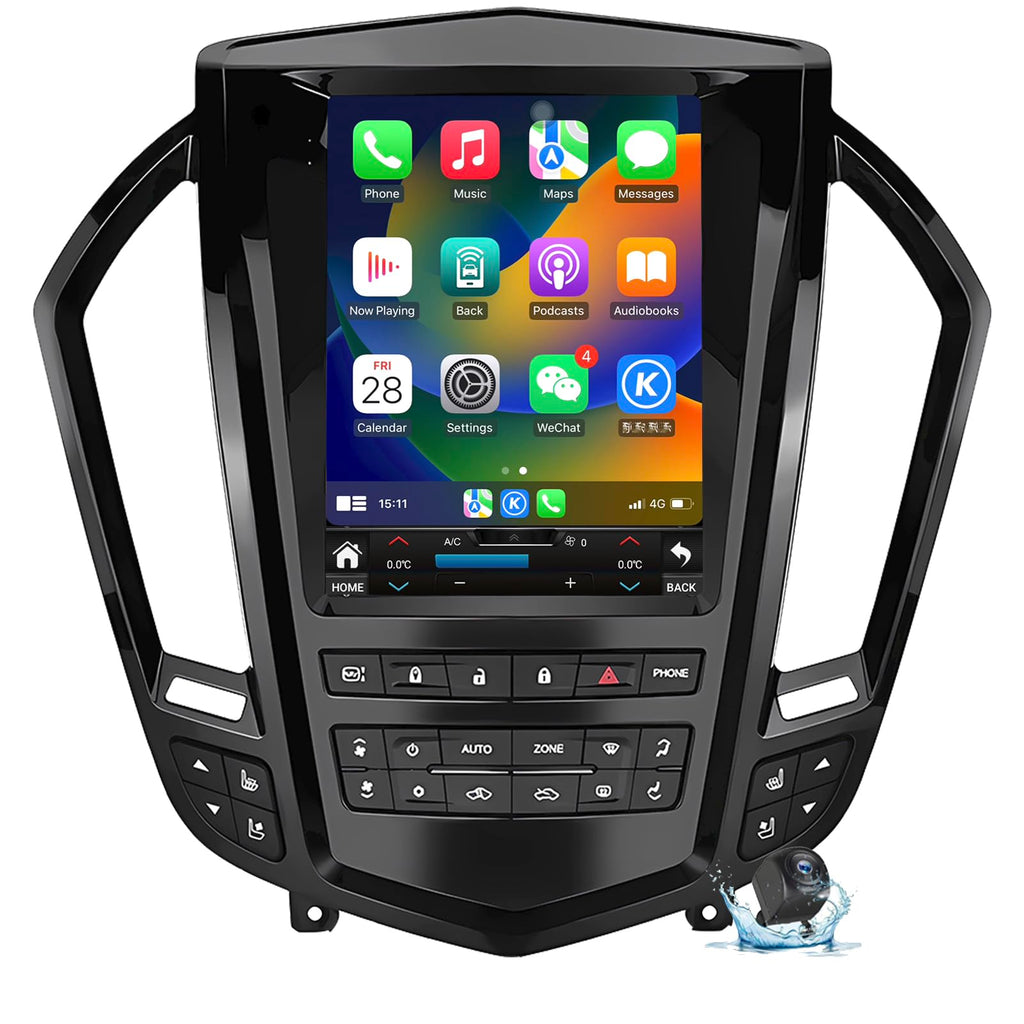 Android 14 Radio for Cadillac SRX 2009-2012, 9.7" Tesla Style Touchscreen
