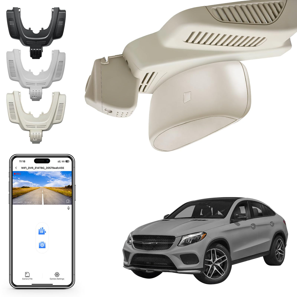 Mangoal STARVIS 2 Dash Cam for Mercedes-Benz GLE 2020-2026 & GLS 2020-2026