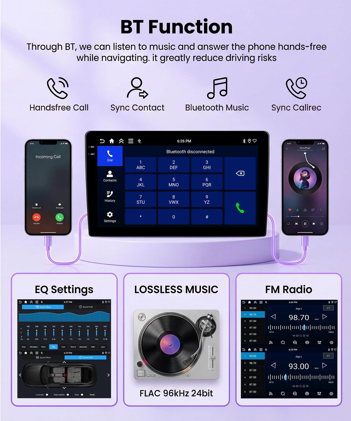 Rimoody 4G+128G Android Car Stereo for Jeep Grand Cherokee 2014-2017