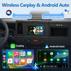 Android 14 Car Stereo Radio Fit for 2009-2020 Isuzu N Series (NNR/NPR/NPS/NQR) Truck 7 HD Touchscreen Wireless Car-Play Android Auto Bluetooth Stereo w/Backup Cam+Mic | GPS | WiFi | FM | 4+64G