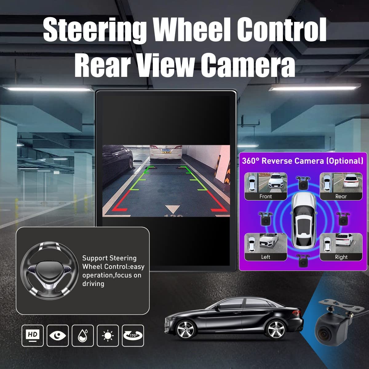 for Ford Escape Kuga 2013-2019 Octa Core 6G+128G Tesla Style Car CarPlay Android Auto Navigation Stereo GPS Radio Camera 9.7" IPS Touchscreen Headunit Tablet Media Player