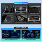 Wireless Android Auto Carplay Screen for BMW 1 Series E81 E82 E87 E88 2004-2008 with CCC System Support Mirrorlink Bluetooth Siri 10.25 Inch Car Screen Radio