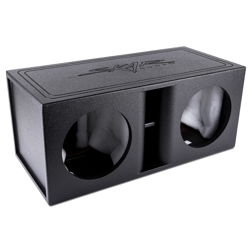 Skar Audio AR1X10V-SPL Single 10" SPL Series Universal Fit Armor Coated Ported Subwoofer Enclosure