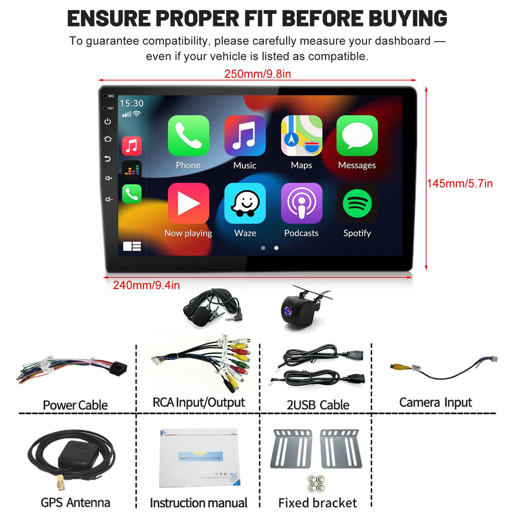 Car Stereo for Nissan Armada 2006-2007, Wireless CarPlay & Android Auto
