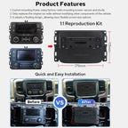 Joying Car Radio for Dodge RAM 1500/2500/3500 2013-2018 Upgrade, Android 13 Head Unit 10.1 Inch IPS Touchscreen Stereo 8GB+128GB with CarPlay & Android Auto, Mirror Link, AM/FM(JY-RC733T8)