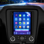 Android 13 Car Stereo Radio Compatible for Ford Mustang 2010-2014 Dual Screen Radio Upgrade,Wireless CarPlay Android Auto Head Unit Built-in DSP Bluetooth WiFi SWC MirrorLink [6G+128G]