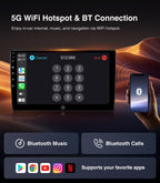 4G+64G Car Radio Stereo Upgrade for Honda Civic 2006-2011 Supports 9" Touchscreen Wireless Carplay Android Auto 5G WiFi Navigation GPS AM/FM Bluetooth Multimedia Player Replacement
