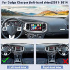 4G+64G Android Car Stereo for Dodge Charger 2011 2012 2013 2014 Car Radio with Wireless Carplay Android Auto 9 Inch Touch Screen Head Unit Replacement Backup Camera WiFi GPS FM RDS Bluetooth