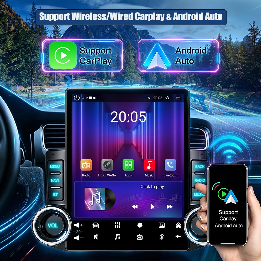 4+64G 9.7inch Android Car Radio for Chevy Tahoe/Suburban 2003–2006 Stereo