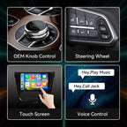 Android 14 Car Stereo Radio Compatible with Nissan Rogue 2014 2015 2016 2017 2018 Manual AC Wireless CarPlay & Android Auto AHD Backup Camera Upgrade 10.1" Touch Screen GPS SWC WiFi Bluetooth 2+64G