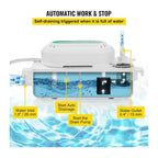 AC Condensate Pump Automatic HVAC Lift Removal Drain Pump 100L/H Flow With 500ml Tank For Dehumidifier 100-230V