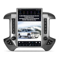 Upgrade AuCar 15.6 Inch Android 13 Car Radio for GMC Sierra Chevrolet Silverado 2015-2019 Head Unit (Only OEM 8" Screen) Wireless Carplay GPS Navigation Multimedia Player (Silver Grey)