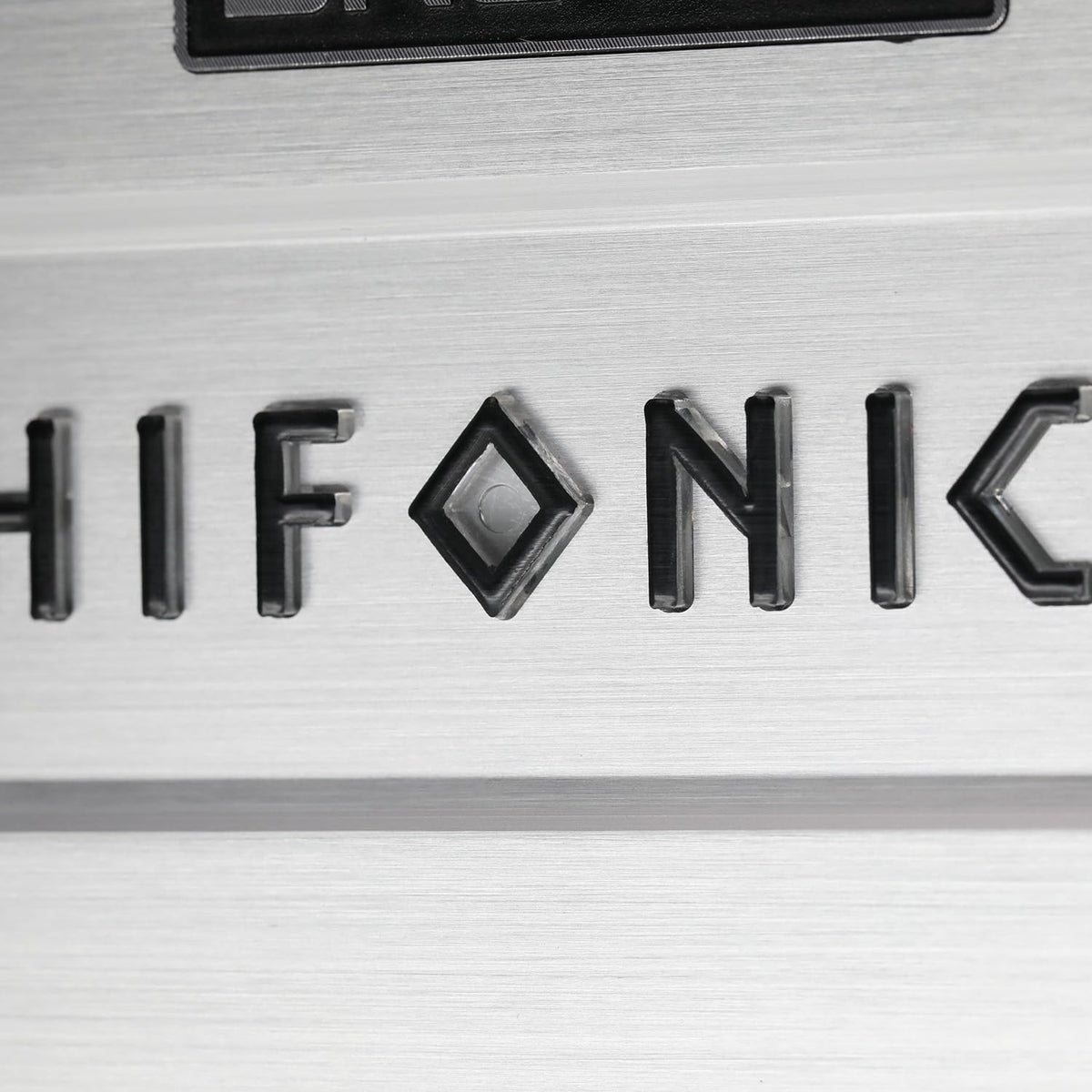 Hifonics Brutus BRL1200.4 car Audio Four Channel Amplifier Delivering 1200 watts RMS with a Built-in UV Meter and Intelligent Power Management System.