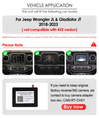 10.2” HD 4G+64GB Android15 Car Stereo Radio Upgrade for Jeep Wrangler JL & Gladiator JT 2018-2023 Volume Knob Keybutton Wireless Carplay/Android Auto Steering Wheel Control WiFi USB-C Fast Charging
