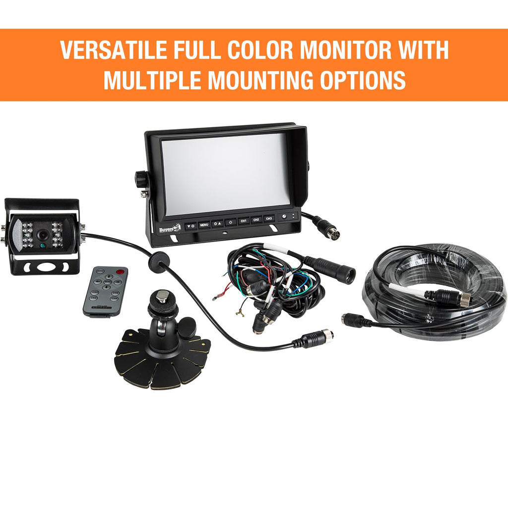 Buyers Products 8883040 Quad View Backup Camera System, Night Vision, 4 Pin
