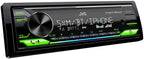 JVC KD-X370BTS Digital Media Receiver Featuring Bluetooth, USB, SiriusXM, Amazon Alexa