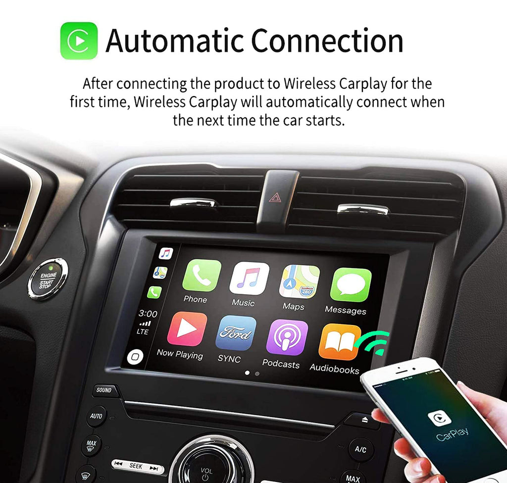 SYNC 2 to SYNC 3 Upgrade Kits for Ford Expedition, Wireless Carplay SYNC 3.4 Interface Module 8-Inch Capacitive Touch Screen APIM Module, GPS Navigation