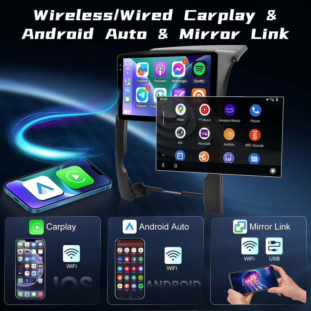 [4+128G] for Kia Sorento Car Stereo 2009-2012 with Carplay and Android Auto