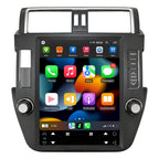 Car Radio Stereo for Toyota Land Cruiser Prado 2010 2011 2012 2013, 12.1 inch Touchscreen Wireless Carplay & Android Auto Tesla Style Headunit Upgraded with Bluetooth GPS Navi SWC WiFi FM DSP Camera