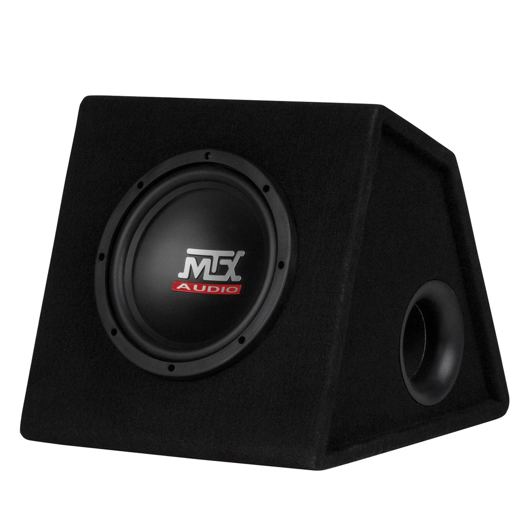 MTX Audio RTP8A 8" 120W Amplified Vented Loaded Car Subwoofer Enclosure