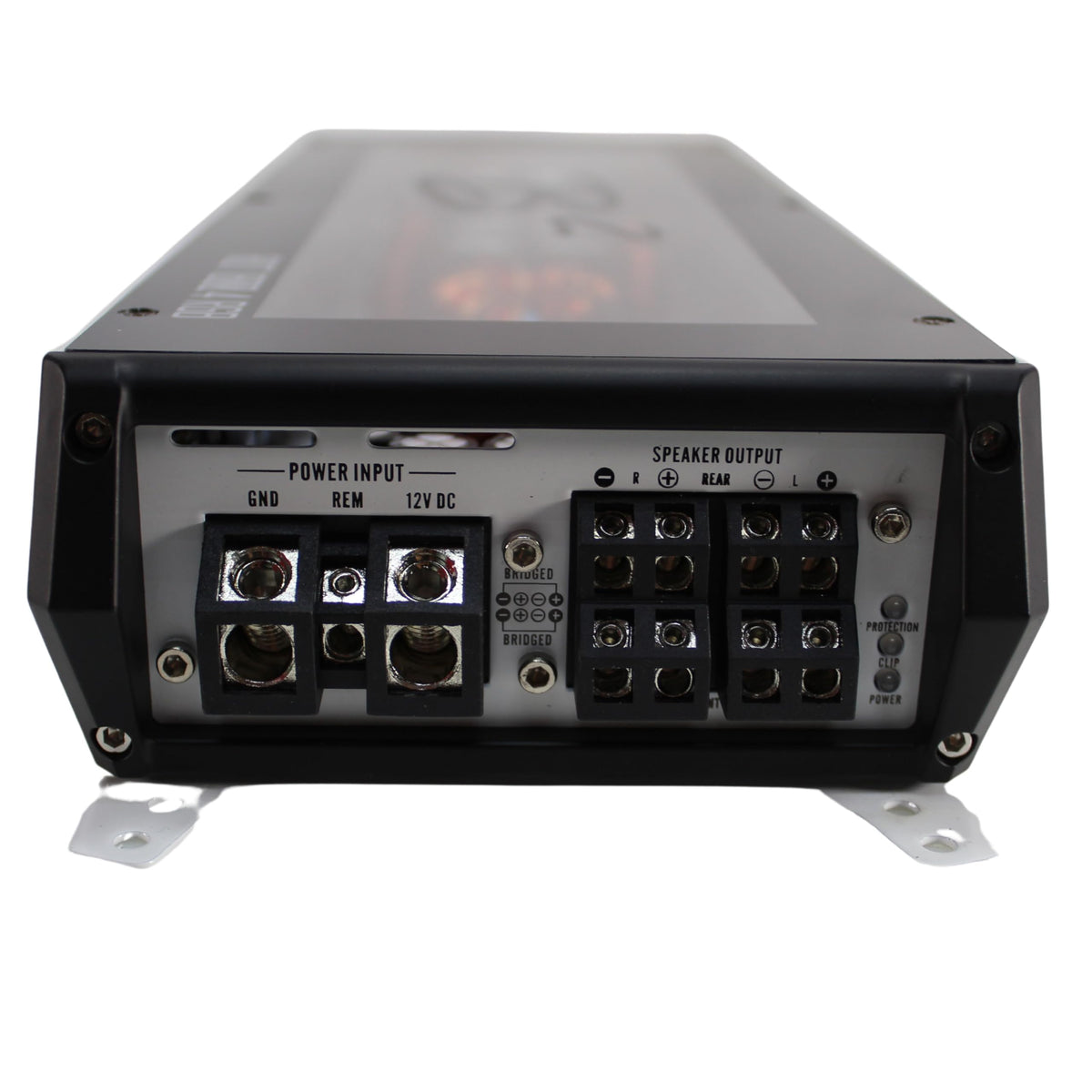 B2 Audio RIOT 1800W 2-Ohm Class D 4-Channel Amplifier w/RGB LED Illumination